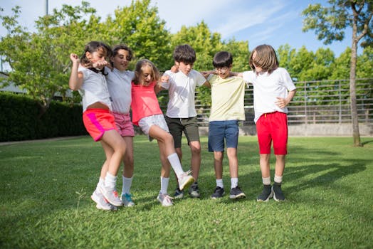 group of friends watching a football game